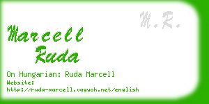 marcell ruda business card